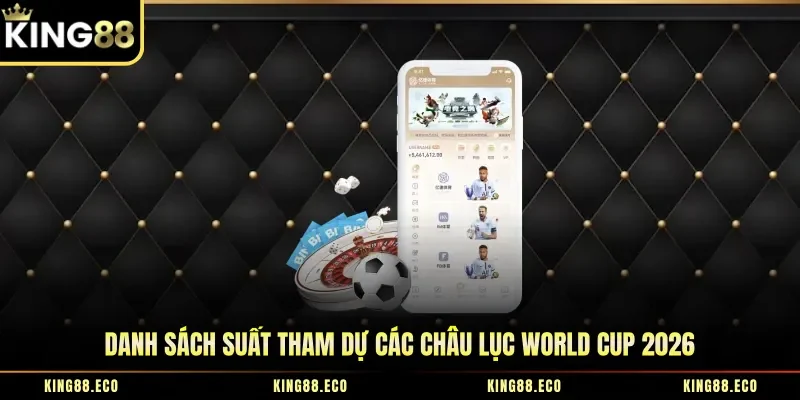 Danh sách suất tham dự các châu lục World Cup 2026